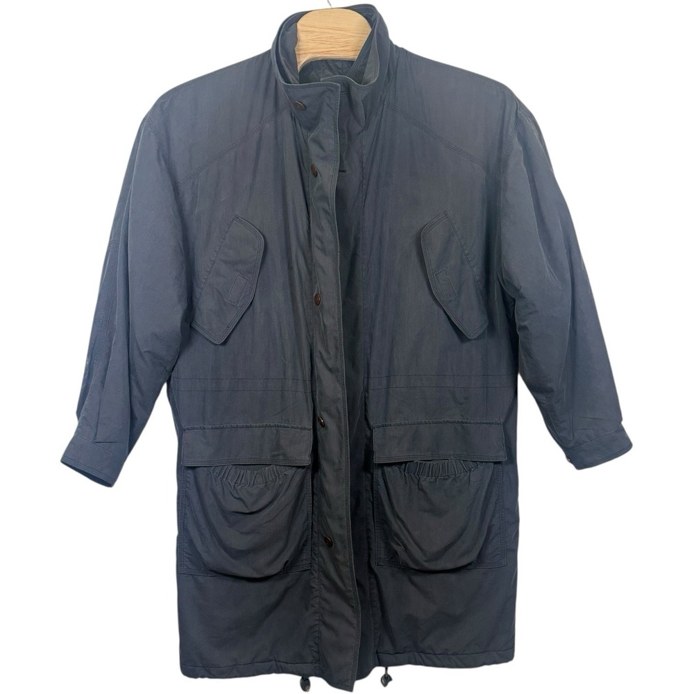 Vintage Anson's Herrenhaus Trench Field Coat Jacket‎ Utility Pockets Rare EU 50